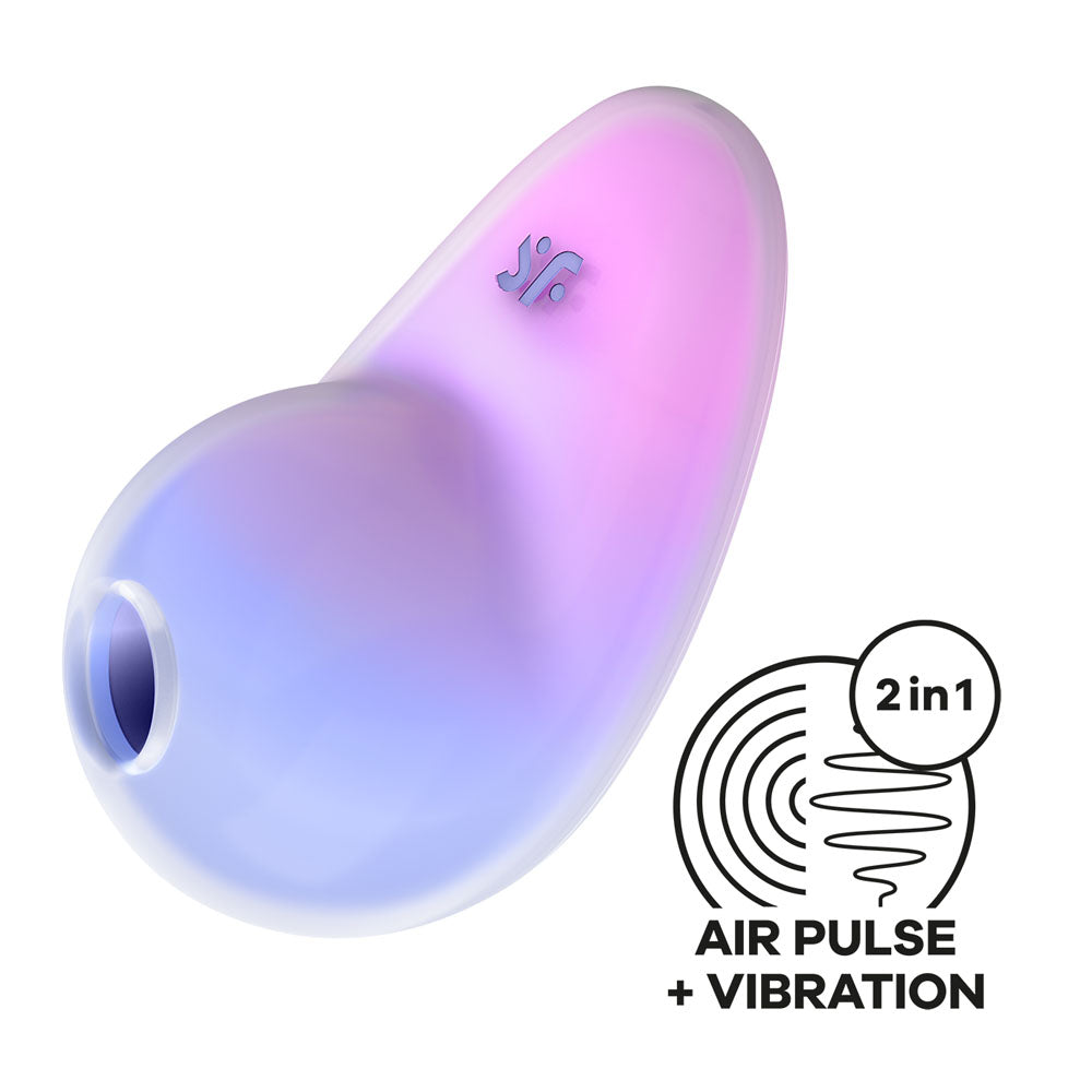 Satisfyer Pixie Dust Air Pulse + Vibrator Violet/Pink