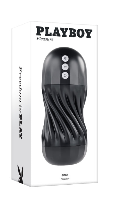Playboy Pleasure SOLO USB Rechargeable Vibrating and Sucking Stroker Masturbator