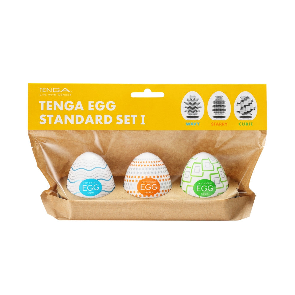 Tenga Egg Standard Set 1 Masturbator Eggs - 3 Pack