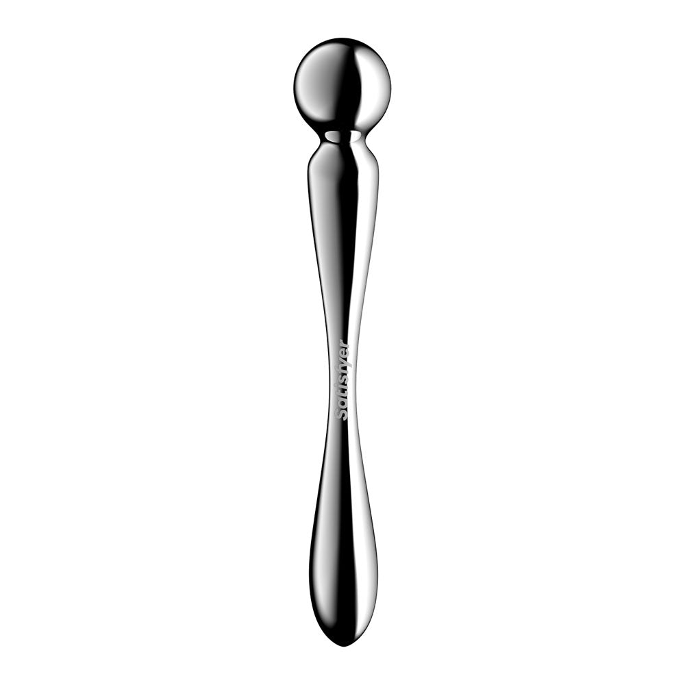 Satisfyer Star Force 2 - Chrome Steel 22cm Dildo