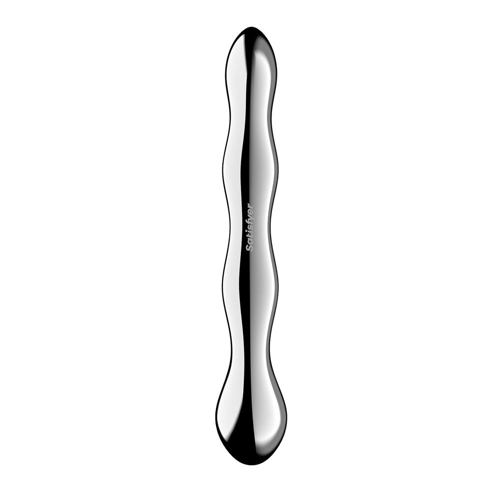 Satisfyer Cosmic Crest 2 - Chrome Steel 20.5cm Dildo