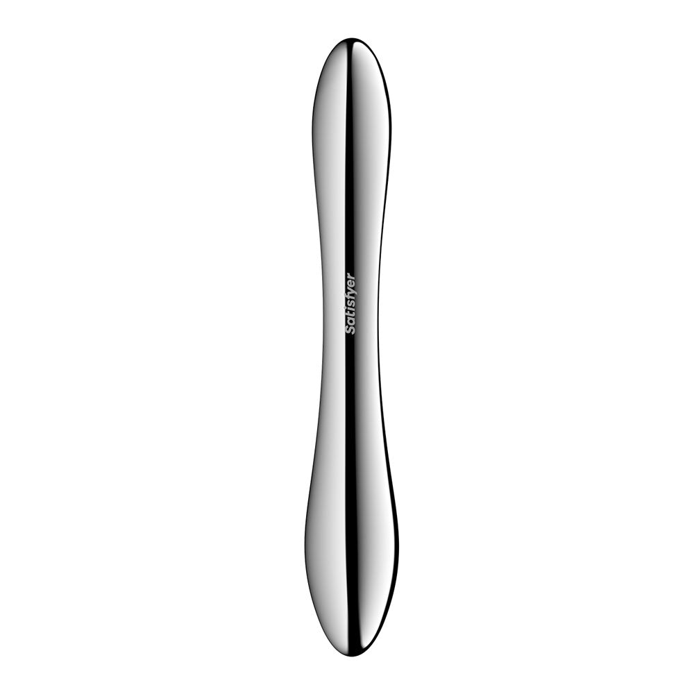 Satisfyer Pure Gravity 1 - Chrome Steel 22cm Dildo