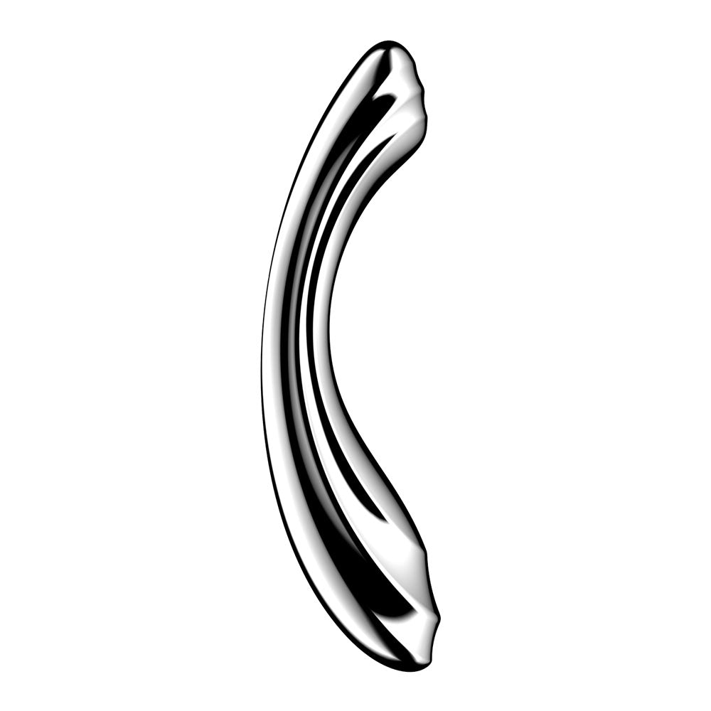Satisfyer Pure Gravity 2 - Chrome Steel 21cm Dildo