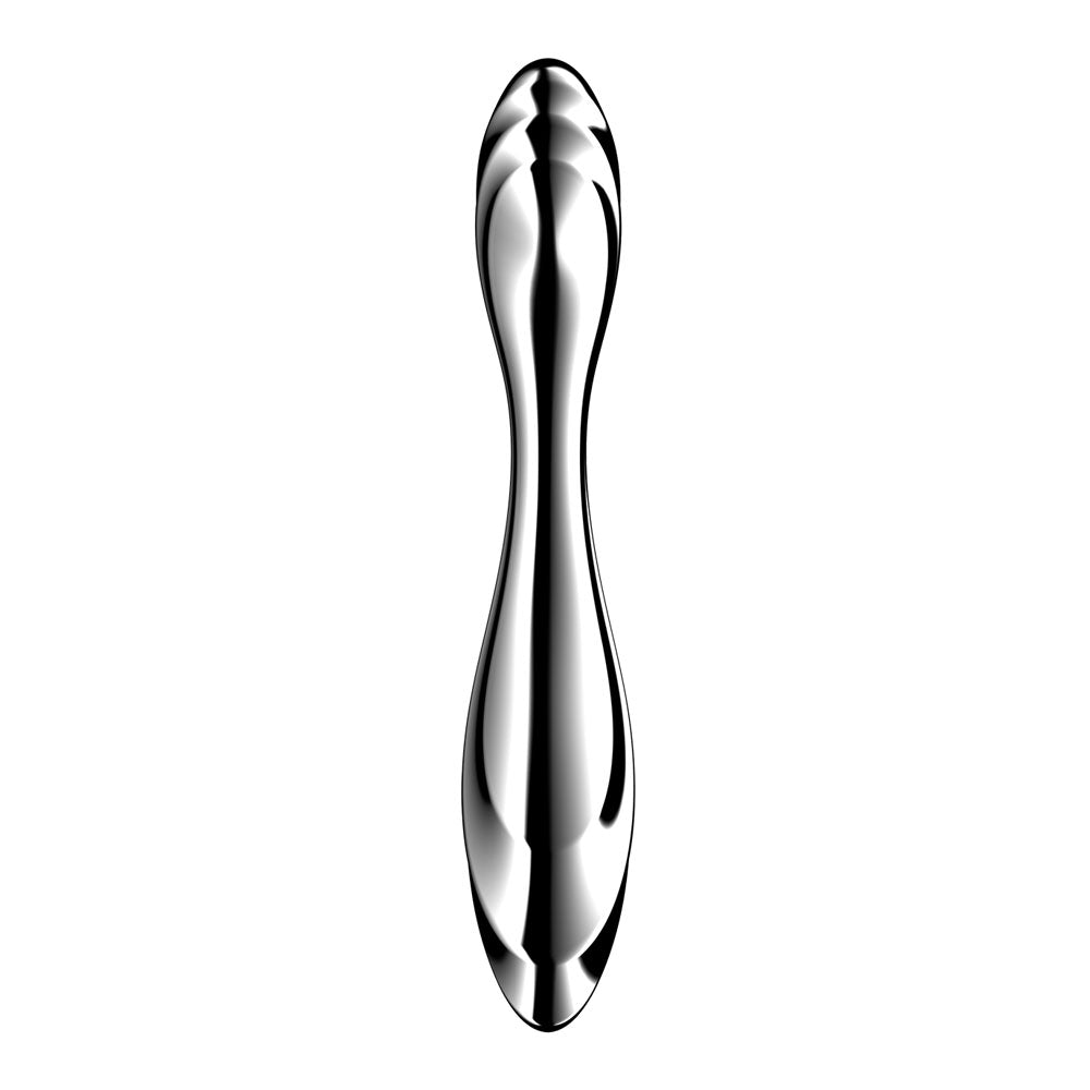 Satisfyer Pure Gravity 2 - Chrome Steel 21cm Dildo