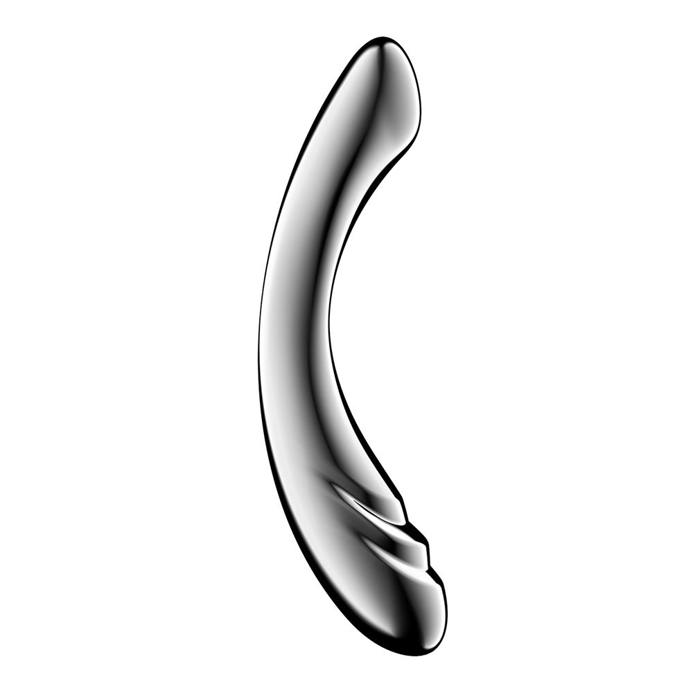 Satisfyer Pure Gravity 3 - Chrome Steel 21cm Dildo