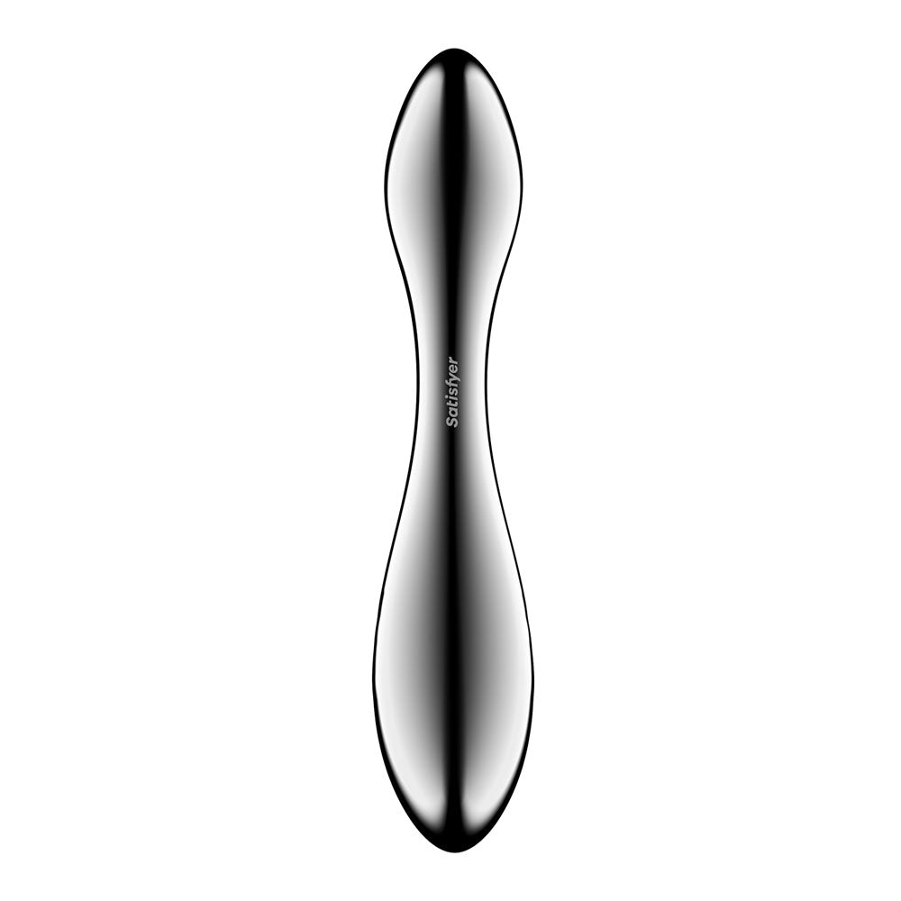 Satisfyer Pure Gravity 3 - Chrome Steel 21cm Dildo