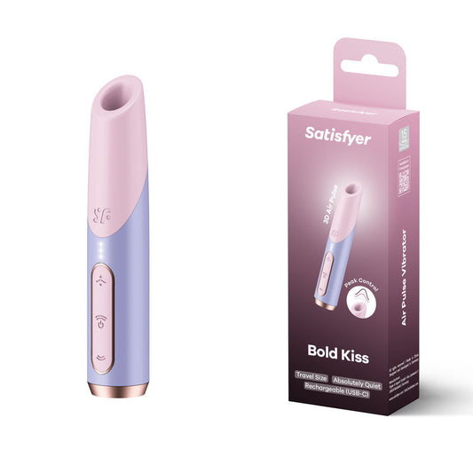 Satisfyer Bold Kiss - Mini Travel 3D Air Pulse Vibrator