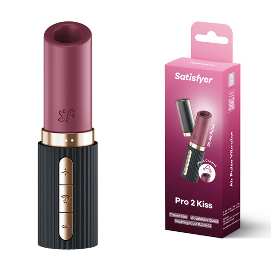 Satisfyer Pro 2 Kiss - Mini Travel 3D Air Pulse Vibrator