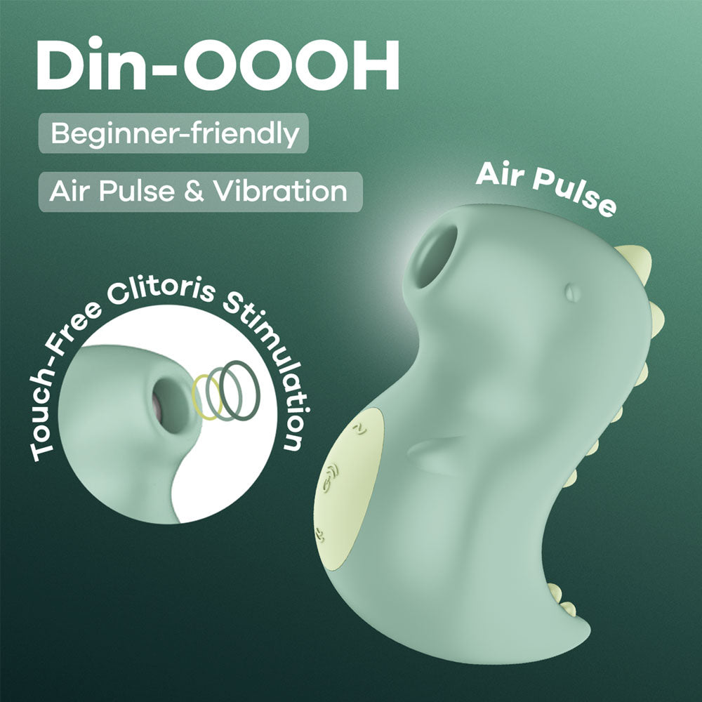 Satisfyer Din-OOOH - Mint Green Air Pulse Clitoral Stimulator Vibrator