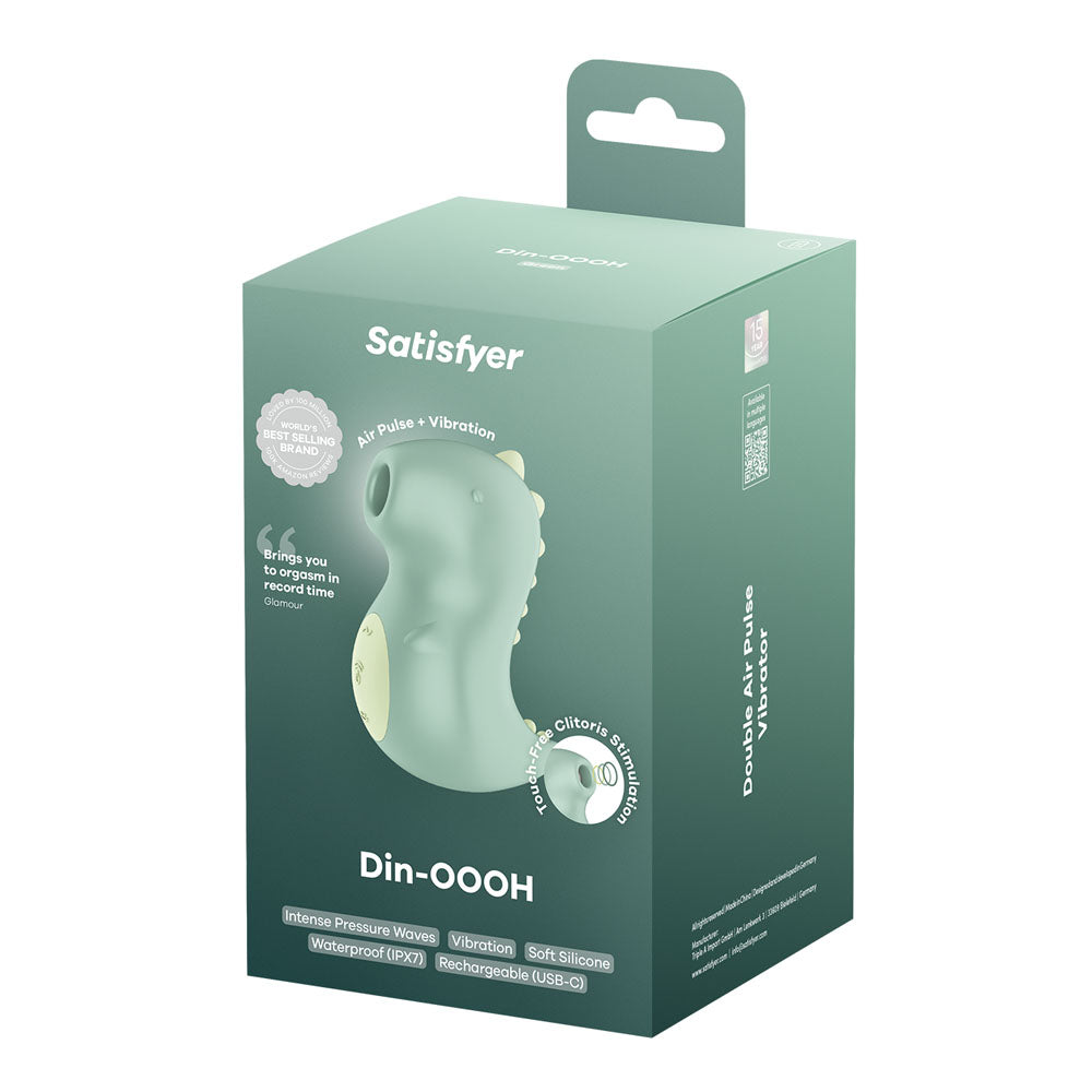 Satisfyer Din-OOOH - Mint Green Air Pulse Clitoral Stimulator Vibrator