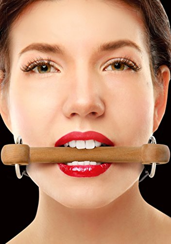 Shots Toys | OUCH! Wooden Bridle Gag with Straps Black