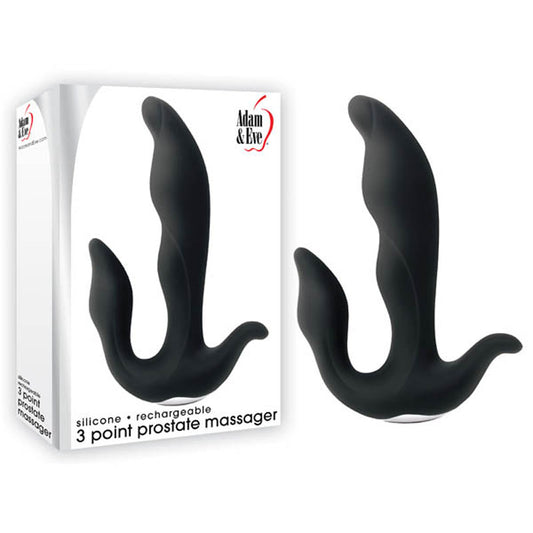 Adam & Eve 3-Point Prostate Massager - Vibrating Prostate Massager