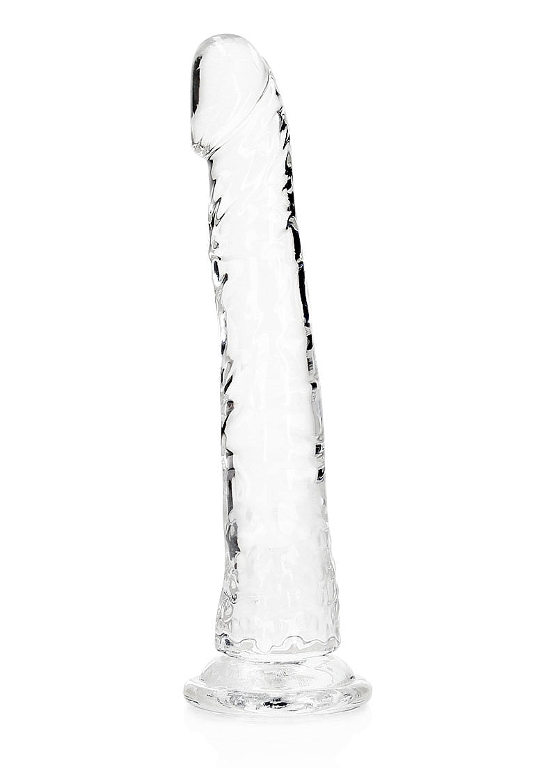 Shots Toys | REALROCK 27cm Realistic Slim Crystal Clear Dildo - Translucent (10") Dong