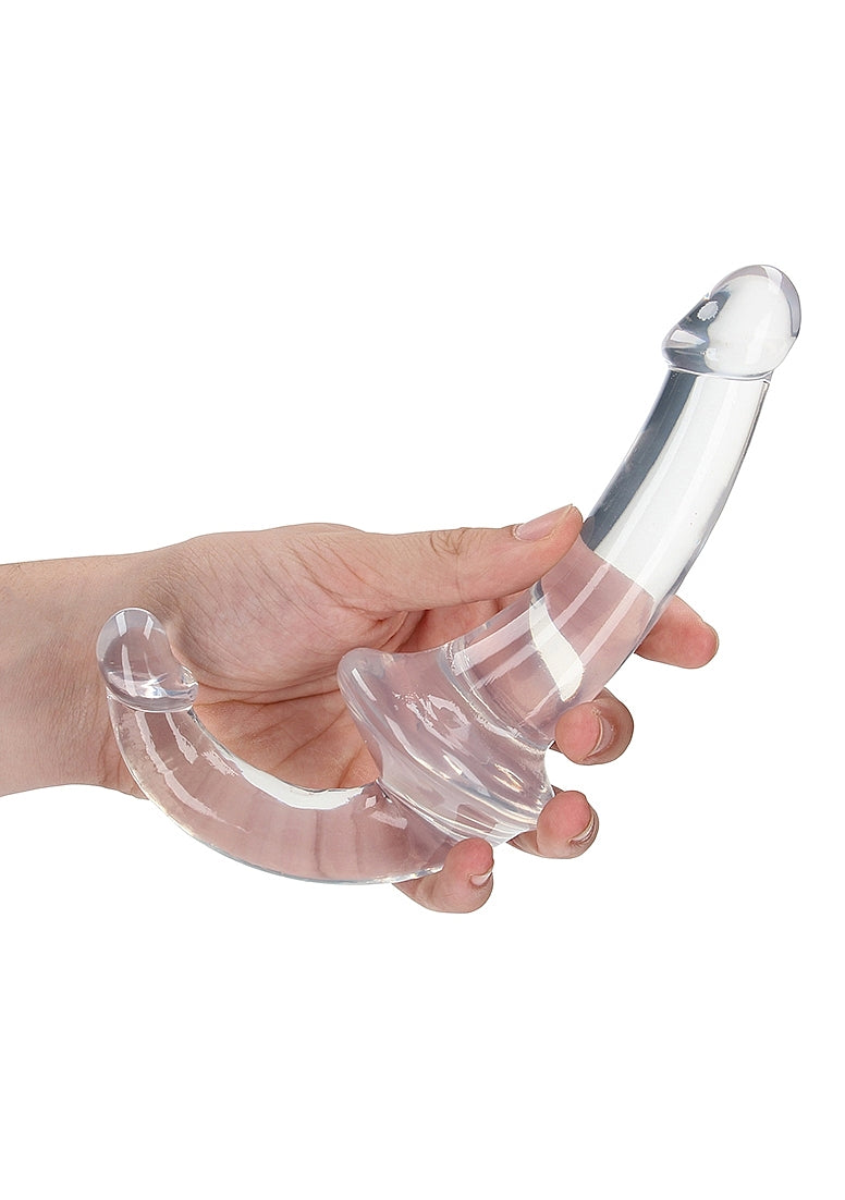 Shots Toys | REALROCK Crystal Clear 6" Strapless Strap On - Translucent