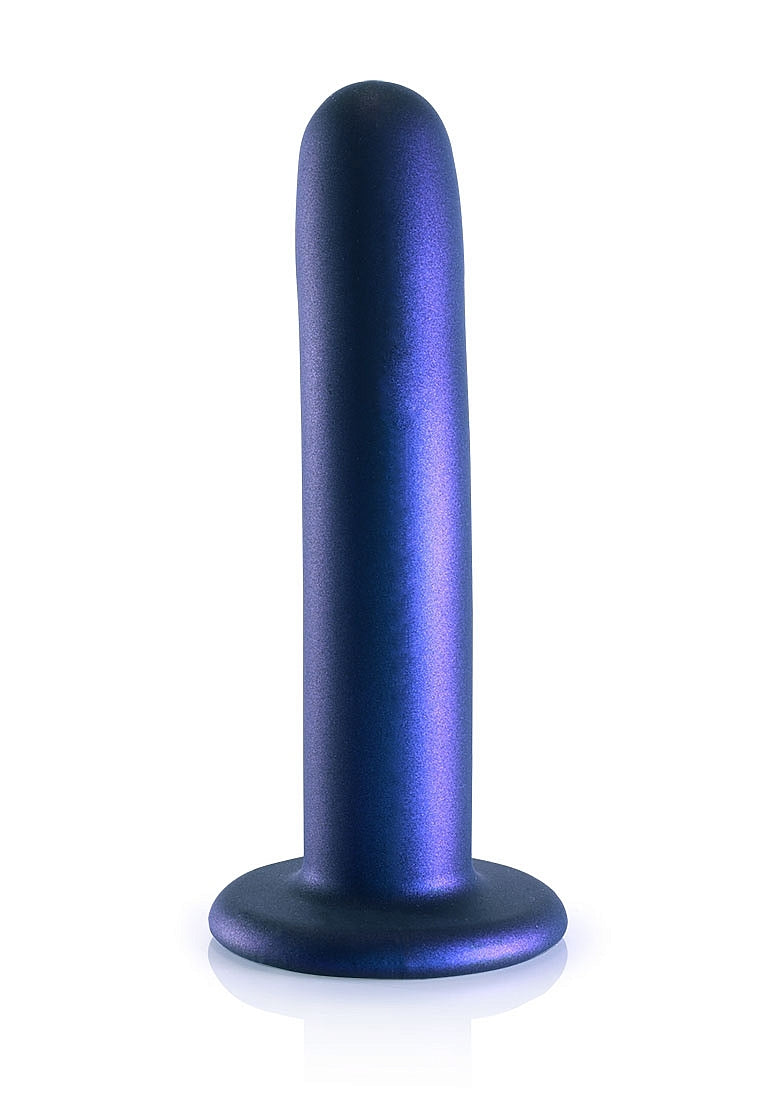 Shots Toys | OUCH! Smooth G-Spot Dildo - 6" / 14.5 cm - Metallic Blue