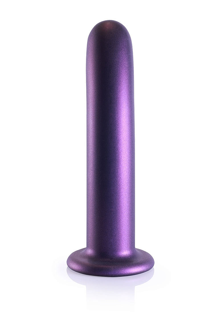 Shots Toys | OUCH! Smooth G-Spot Dildo - 7" / 17 cm - Metallic Purple