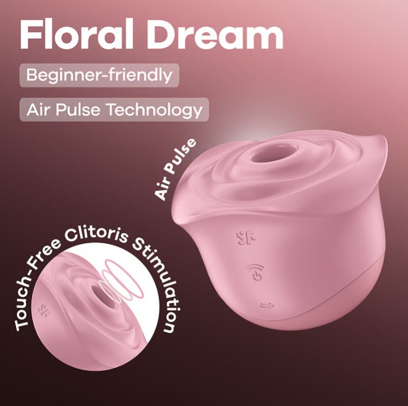 Satisfyer Floral Dream - Air Pulse Clitoral Stimulator Pink