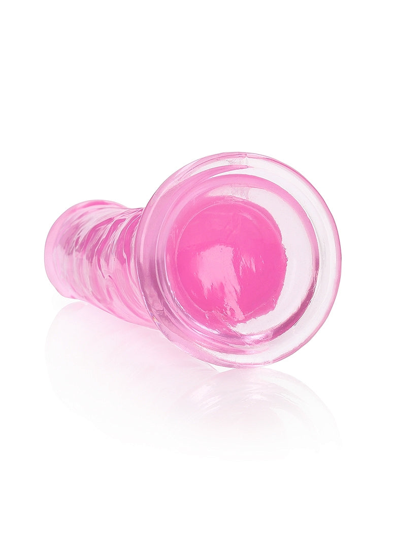 Shots Toys | REALROCK Crystal Clear 10" Straight Dildo No Balls - Pink