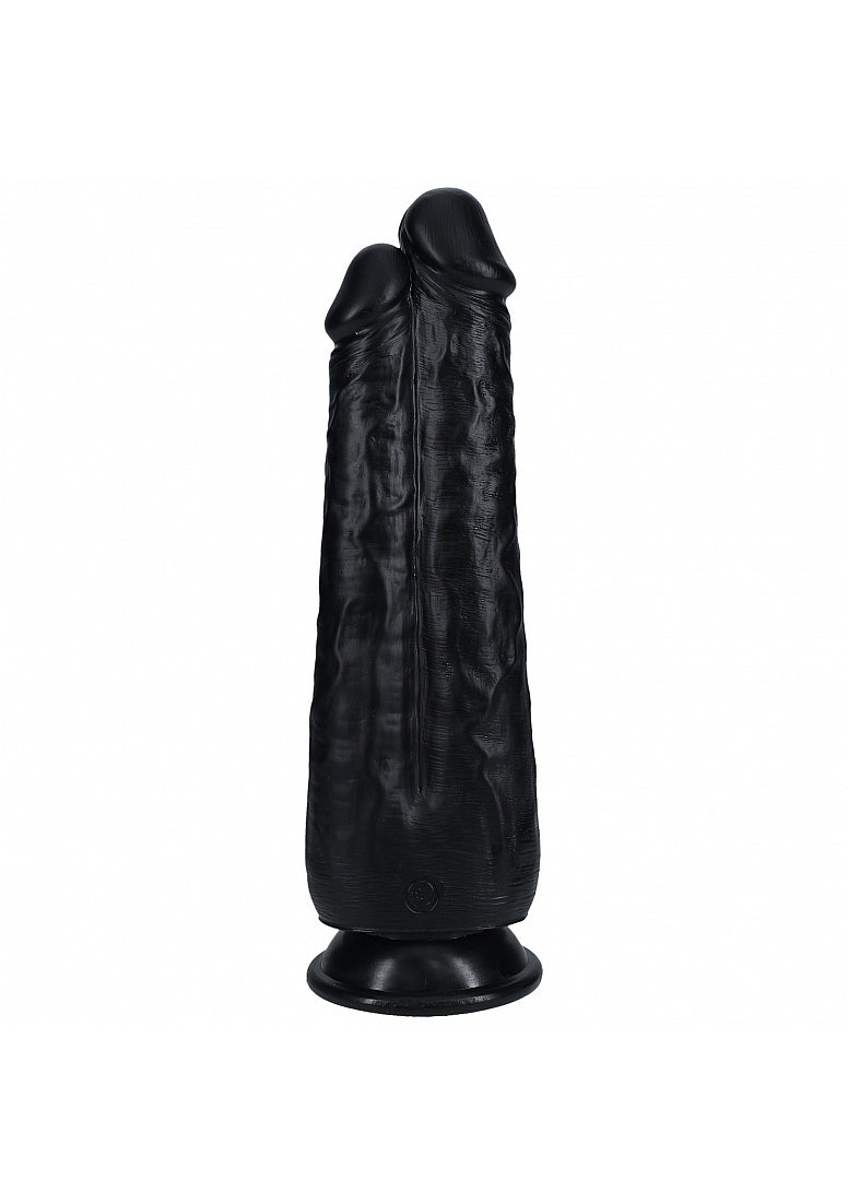 Shots Toys | REALROCK - Two in One 9"/10" Realistic Dildo - Black