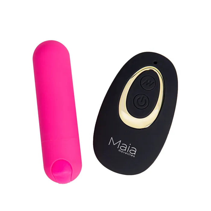 Maia Toys | Maia DATE NIGHT PANTY VIBE with Bullet and Remote Black - S/M or L/XL
