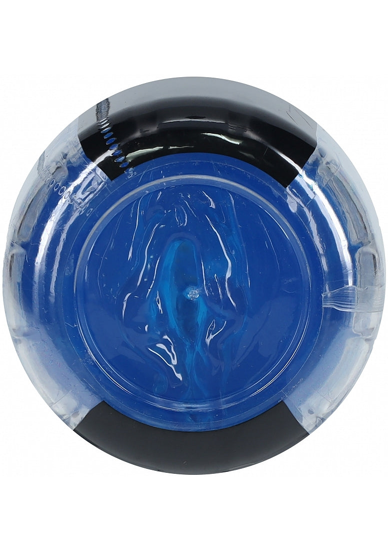 Shots Toys | Easy Rider - Clear Flashlight Case - Blue - Masturbator