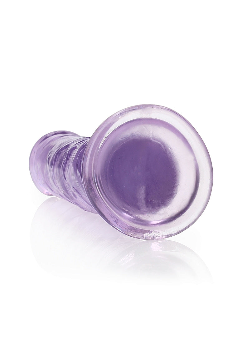 Shots Toys | REALROCK Crystal Clear 9" Straight Dildo No Balls - Purple
