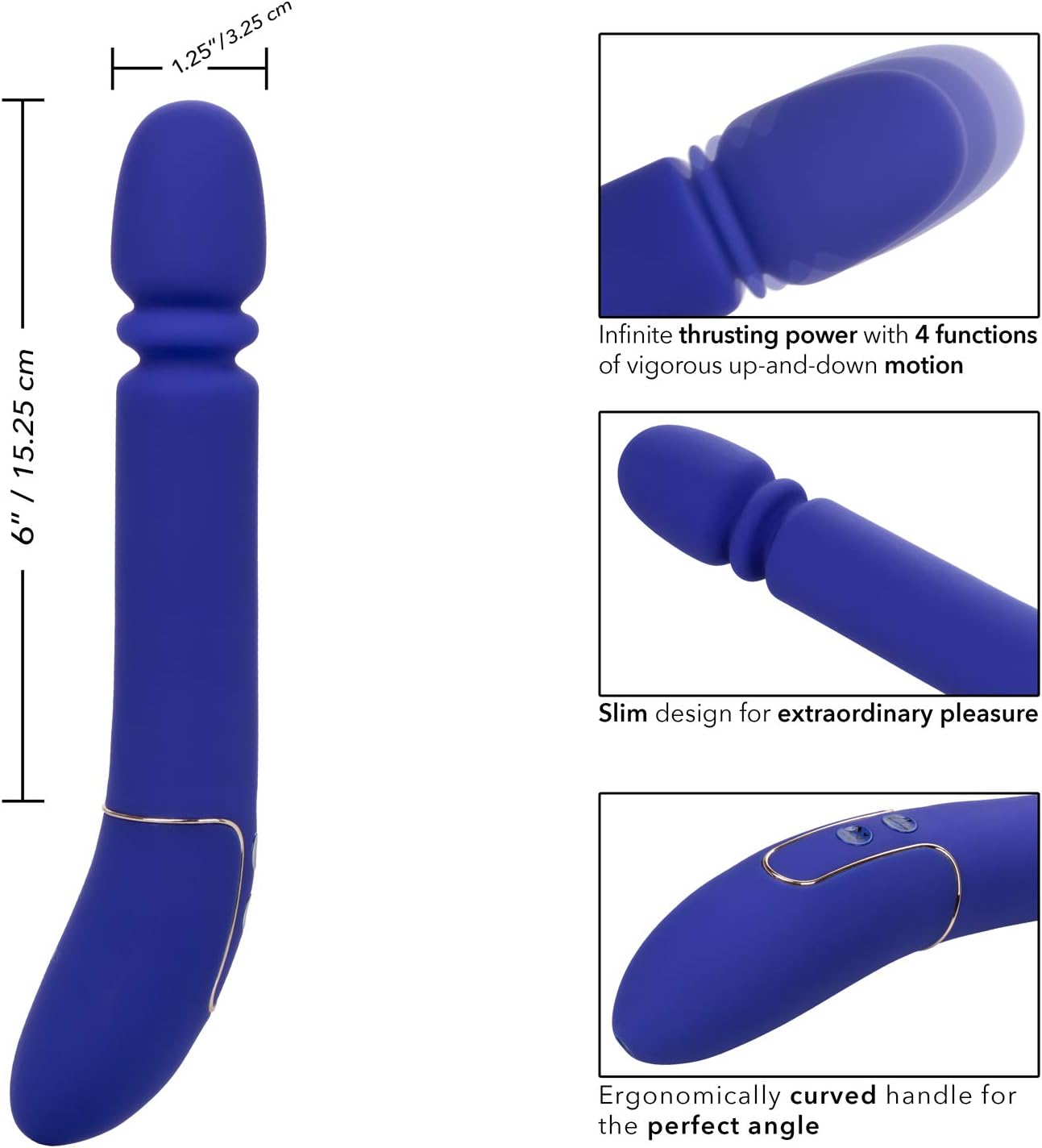 CalExotics Shameless Slim Thumper Thrusting Massager