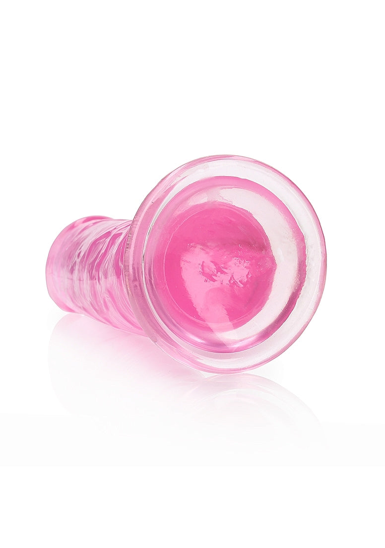 Shots Toys | REALROCK Crystal Clear 11" Straight Dildo No Balls - Pink