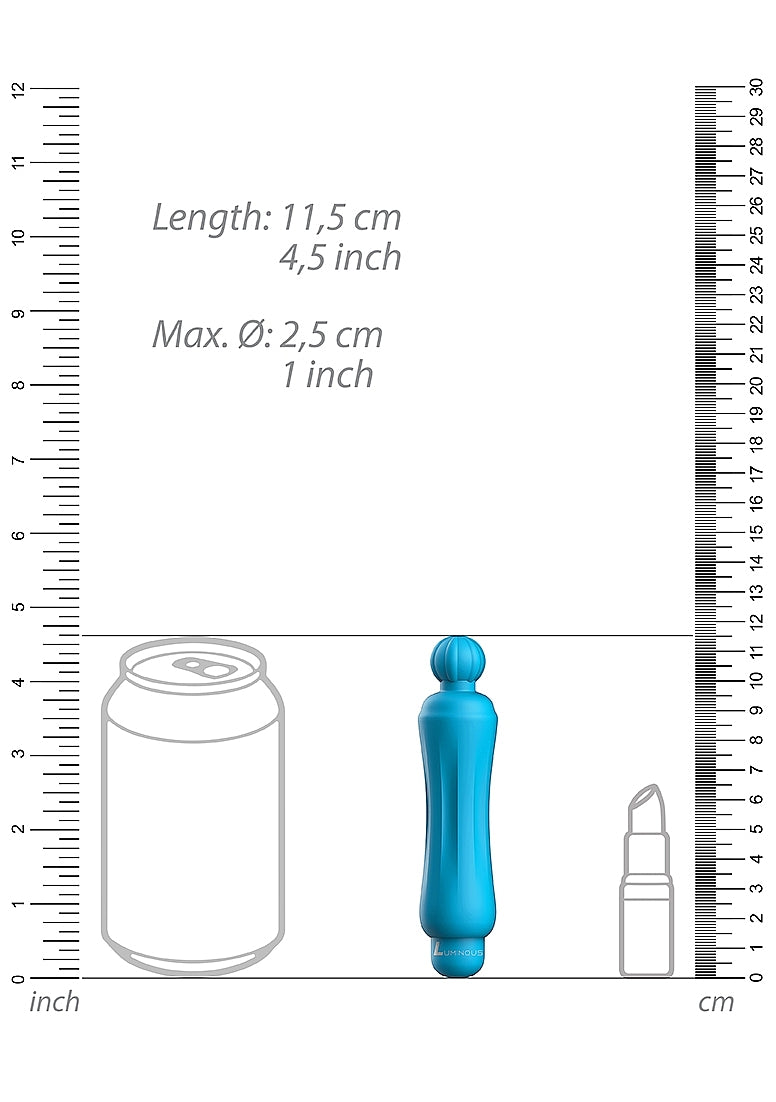 Shots Toys | Lumo Demi - ABS Bullet With Silicone Sleeve - 10-Speeds - Turquoise