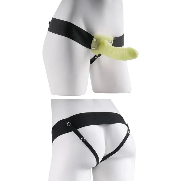 Pipedream Fetish Fantasy Series For Him Or Her Hollow Strap-on Glow in the Dark