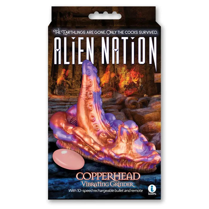Icon Brands | Alien Nation - Copperhead Vibrating Fantasy Grinder Pad with Remote