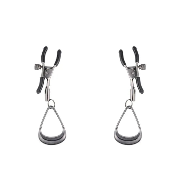 Sportsheets Velvet Noir Tuggable Nipple Clamps