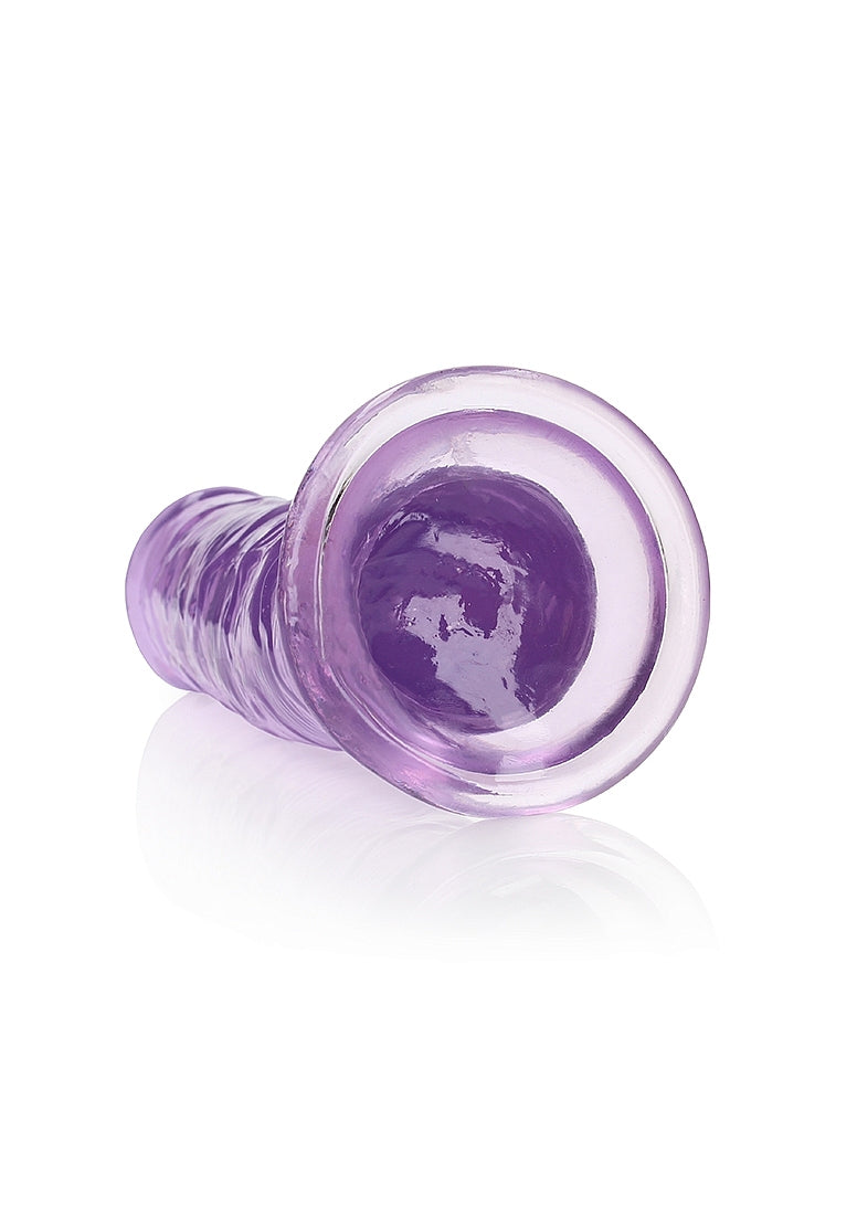 Shots Toys | REALROCK Crystal Clear 11" Straight Dildo No Balls - Purple