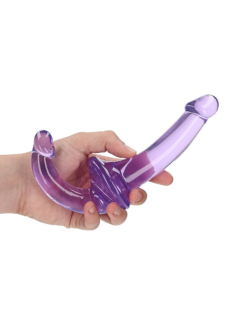 Shots Toys | REALROCK Crystal Clear 6" Strapless Strap On - Purple