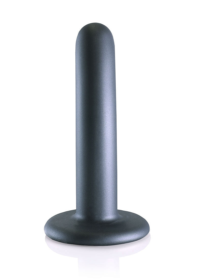 Shots Toys | OUCH! Smooth G-Spot Dildo - 5" / 12 cm - Gun Metal