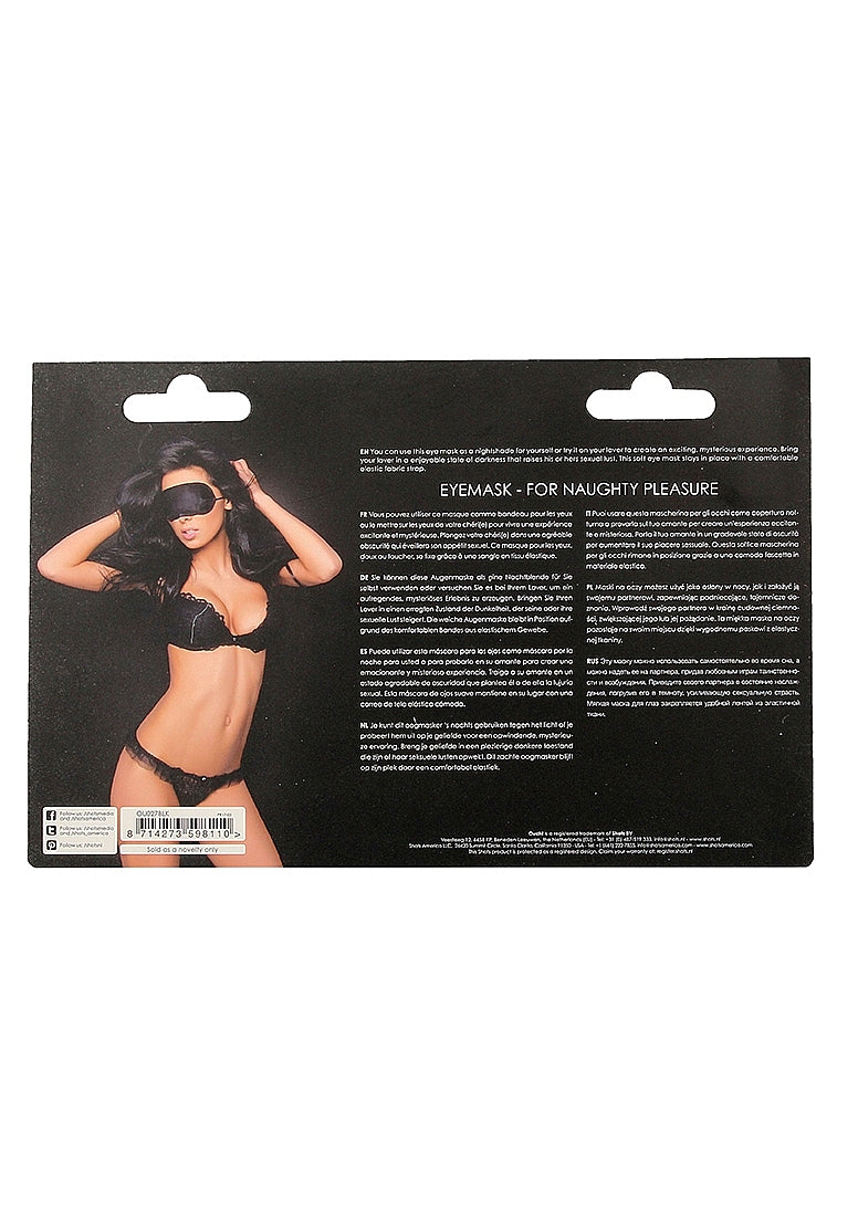 Shots Toys | OUCH! Soft Eyemask - Black