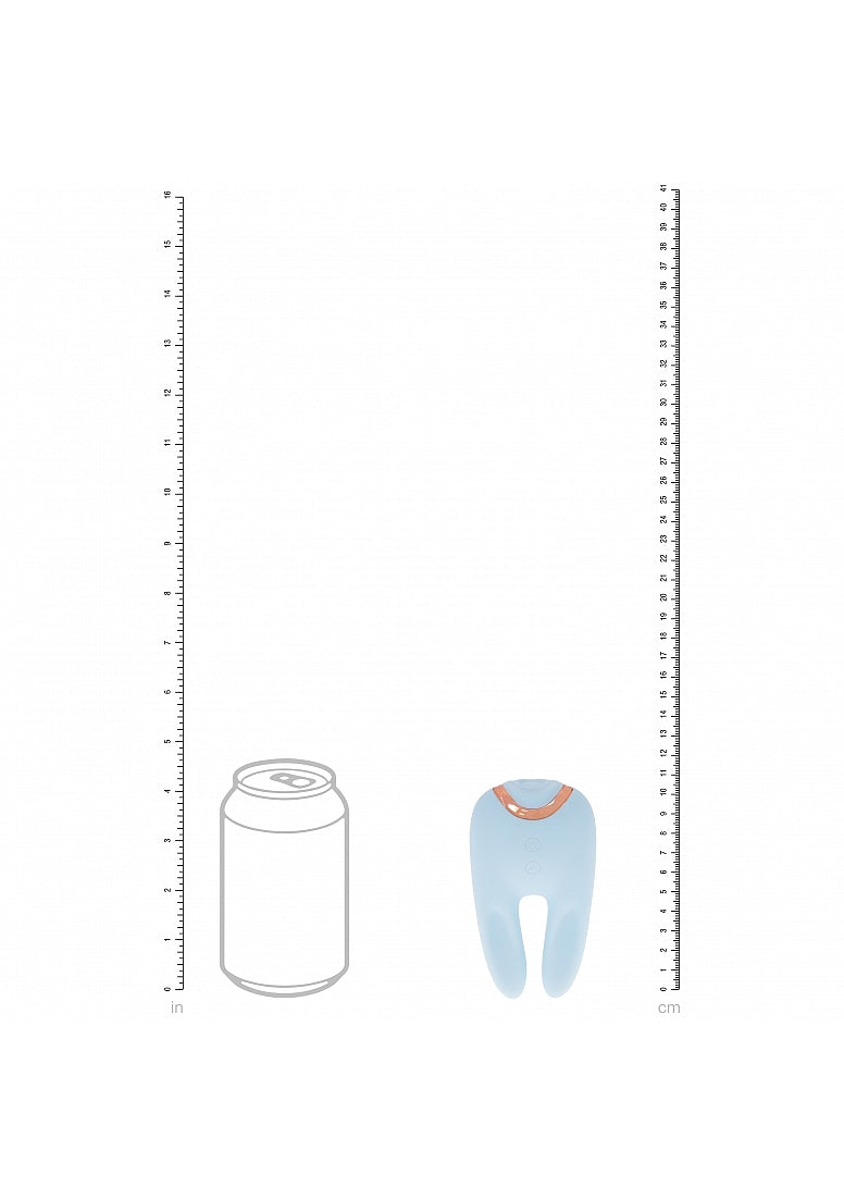 Shots Toys | LOVELINE Bonnie - Double-Ended Clitoral Vibrator - Blue