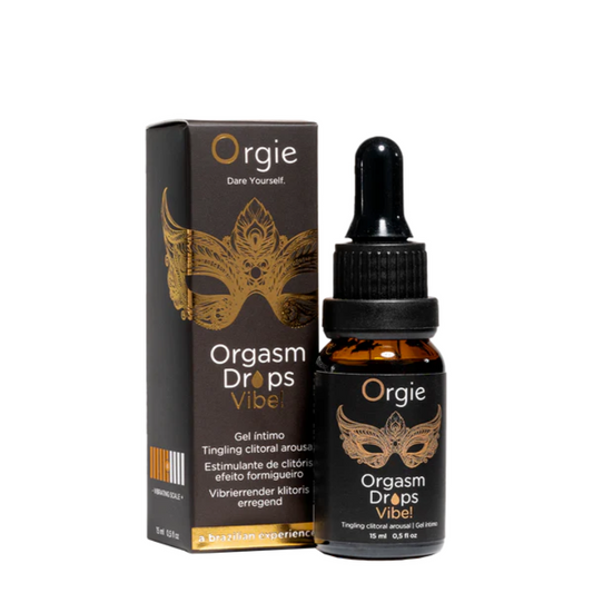 Orgie Orgasm Drops Vibe! - Kissable Arousal Gel 15ml