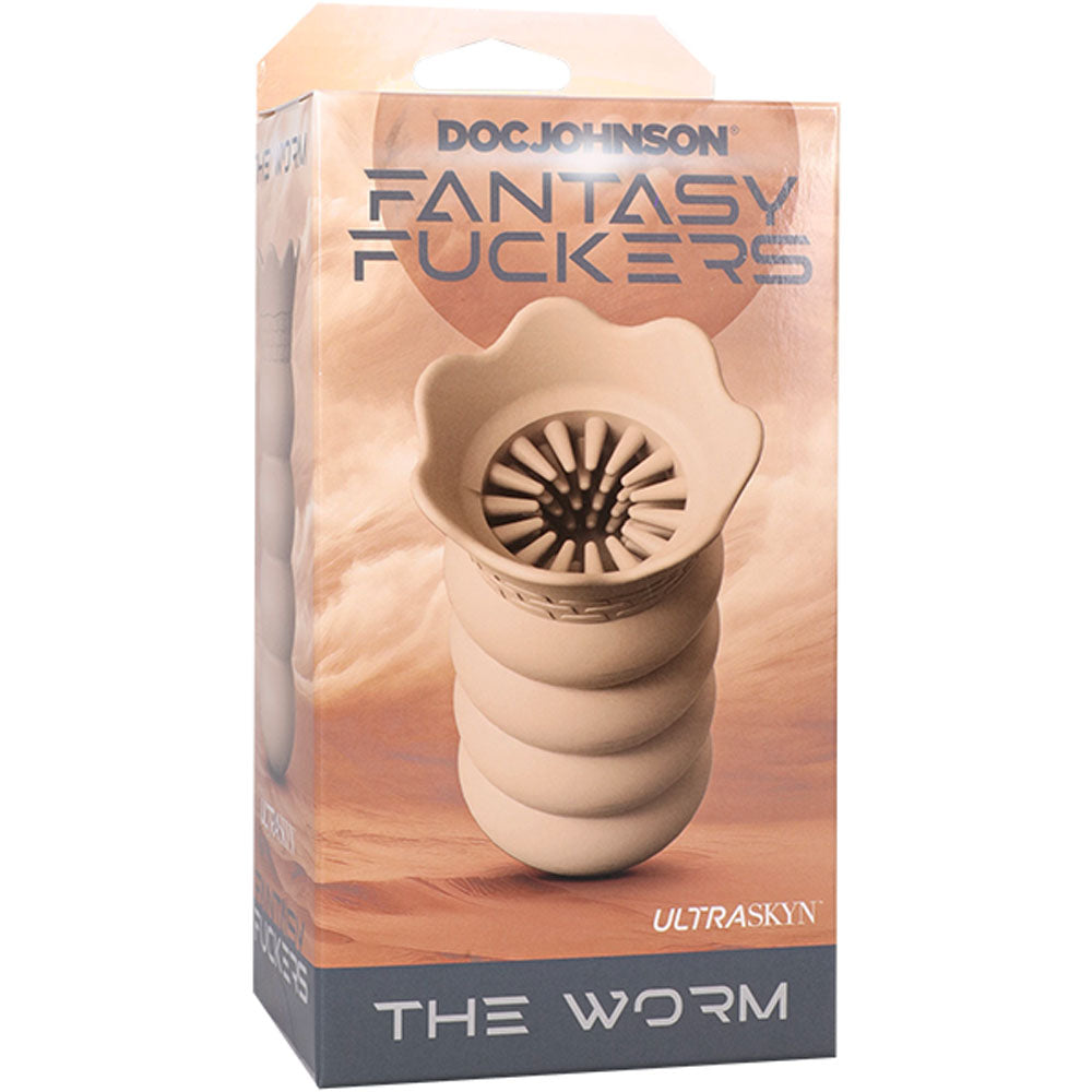 Doc Johnson Fantasy Fuckers - The Worm - ULTRASKYN Flesh Fantasy Stroker
