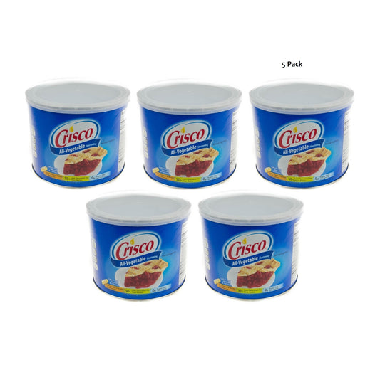 Crisco All-Vegetable Shortening Canister 5x440g - 5 Pack
