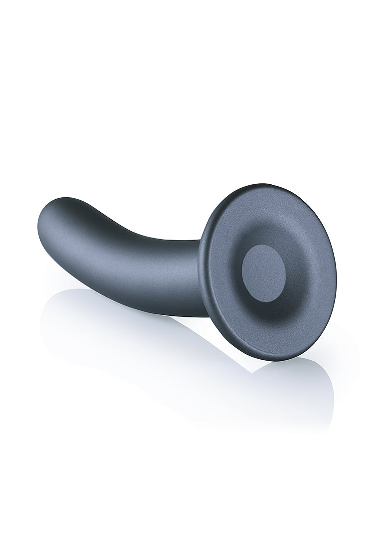 Shots Toys | OUCH! Smooth G-Spot Dildo - 7" / 17 cm - Gun Metal