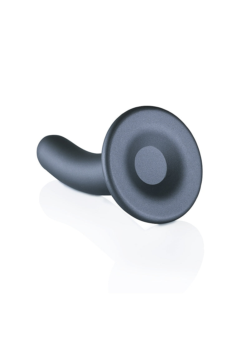 Shots Toys | OUCH! Smooth G-Spot Dildo - 5" / 12 cm - Gun Metal
