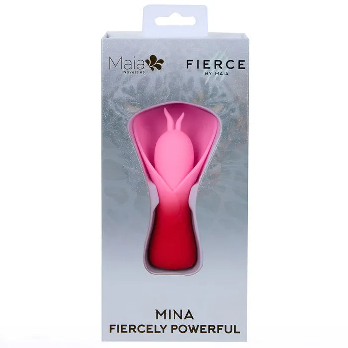 Maia Toys | Maia MINA - Red/Pink Fluttering Flower Stimulator