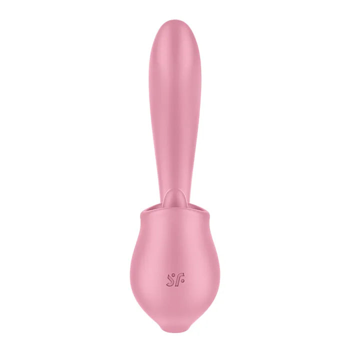 Satisfyer Tongue Genius - Pink Flicking Clitoral G-Spot Stimulator Vibrator