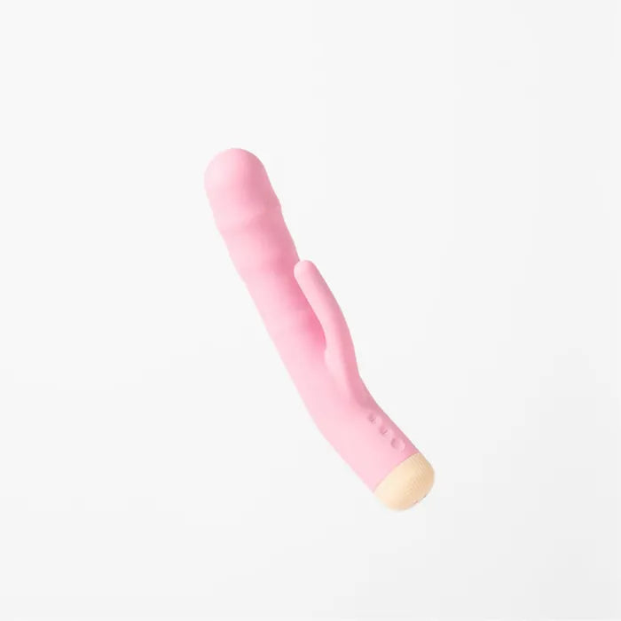 Girls Get Off - DeeDee Pink 19cm Thrusting Rabbit Vibrator