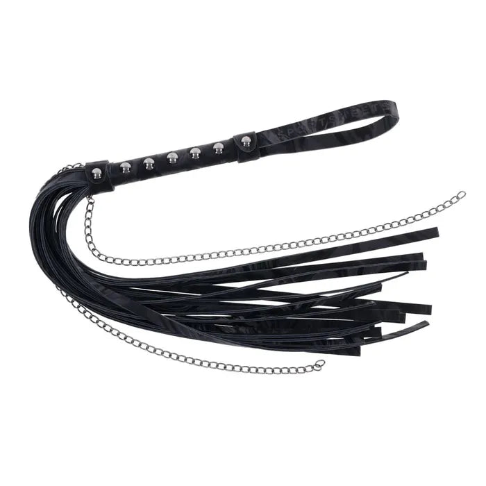 Sportsheets Velvet Noir Chain Flogger