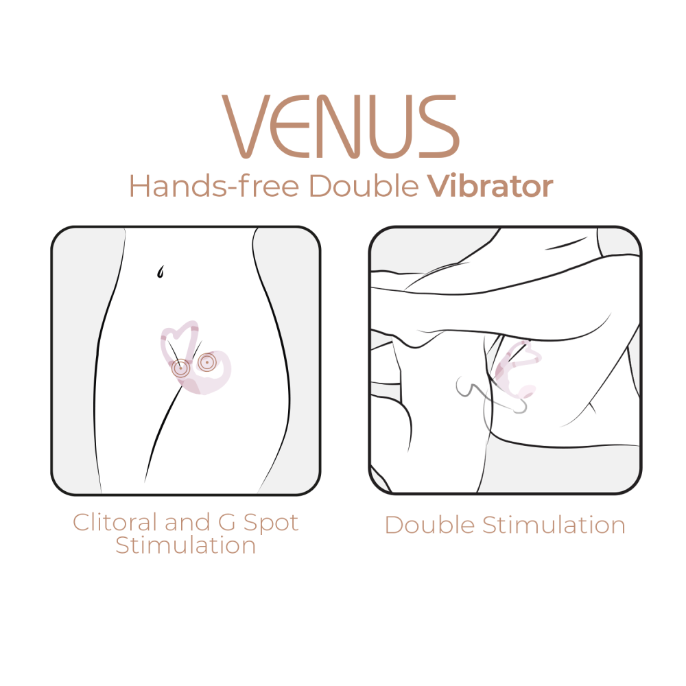 Adrien Lastic Venus Clitoral and G-Spot Stimulator - Double Vibrator (App)