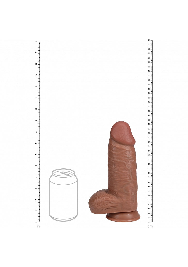 Shots Toys | REALROCK - Realistic Extra Thick Dildo with Balls 9" / 22.9cm - Tan