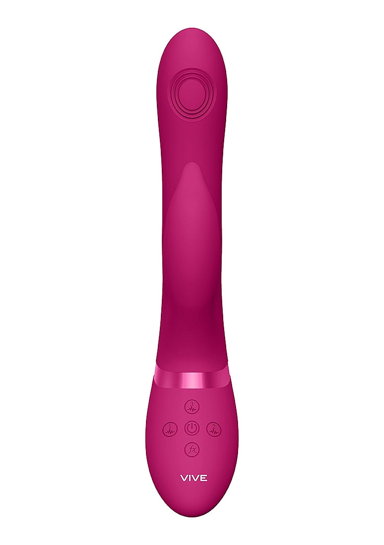 Shots Toys | VIVE Aimi Pulse-Wave & Vibrating G-Spot Rabbit Vibrator Pink