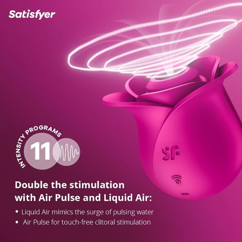 Satisfyer Pro 2 Modern Blossom - Air Pulse Rose Stimulator Pink